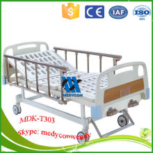 MDK-T303 2 manivelas cama hospitalar manual com duas funções